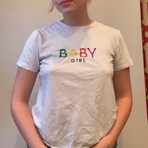 baby girl tee